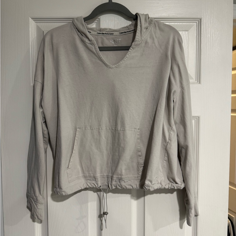 Calvin Klein Women's Long Sleeve Hoodie T-Shirt